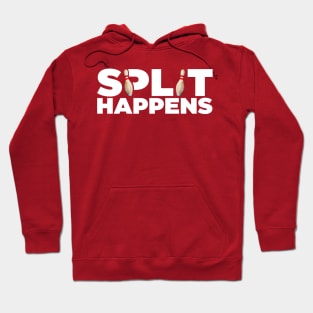 Split Happens! Bowling Humor Design Hoodie